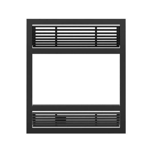 Osburn Metallic Black Traditional Faceplate OA10251