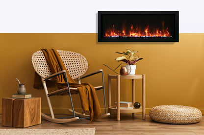 Amantii 50" Panorama Xtraslim Electric Fireplace BI-50-XTRASLIM-LUMINA
