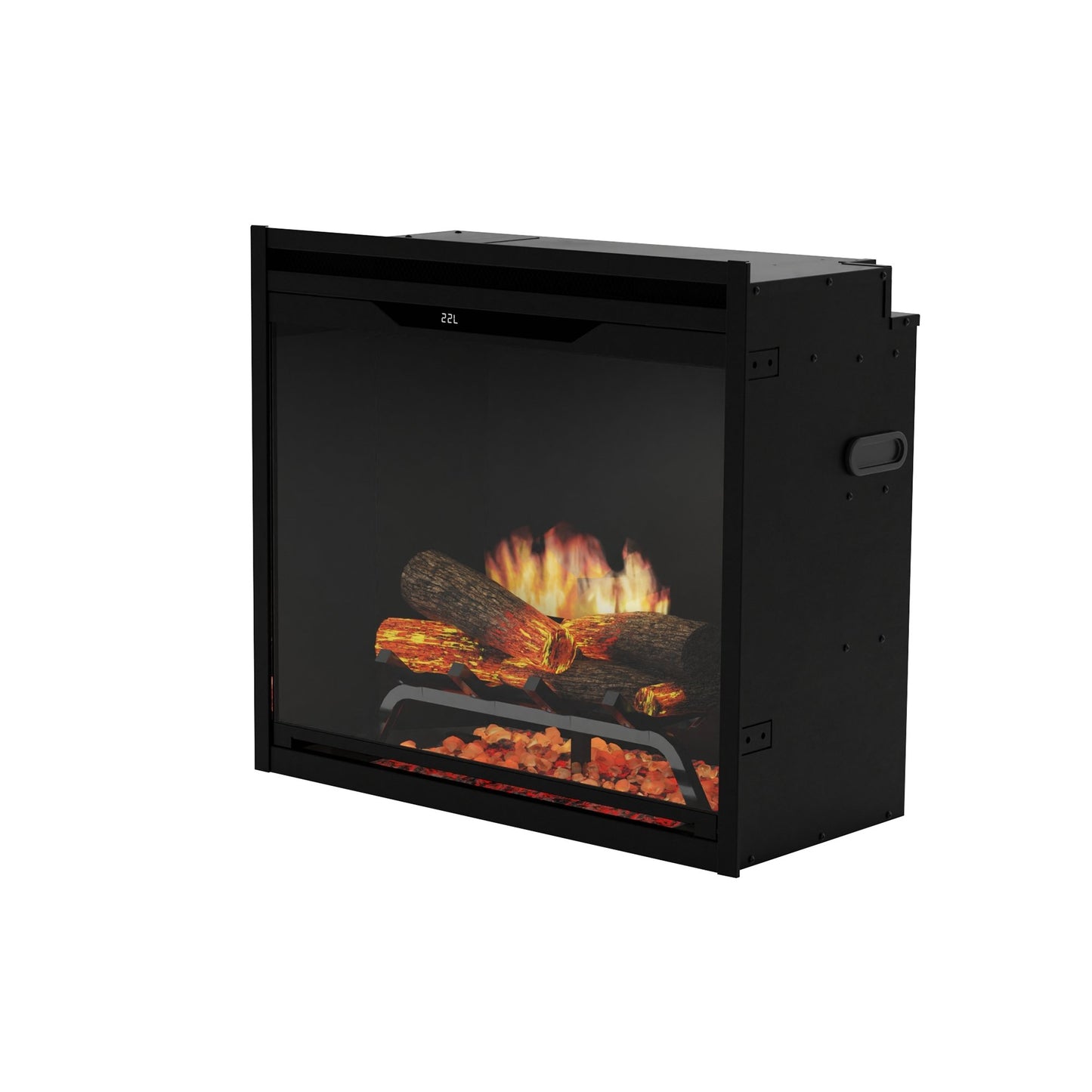 Dimplex REV24-BL Revillusion® 24" Built-In Electric Firebox with Black Back 500005446