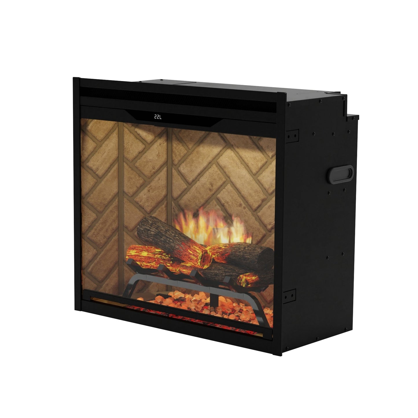 Dimplex REV24-HB Revillusion® 24" Built-In Electric Firebox with Herringbone Back 500005733