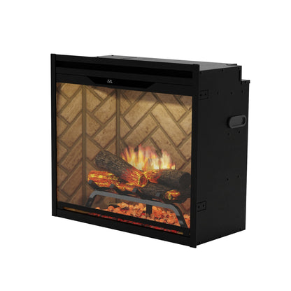 Dimplex REV24-HB Revillusion® 24" Built-In Electric Firebox with Herringbone Back 500005733