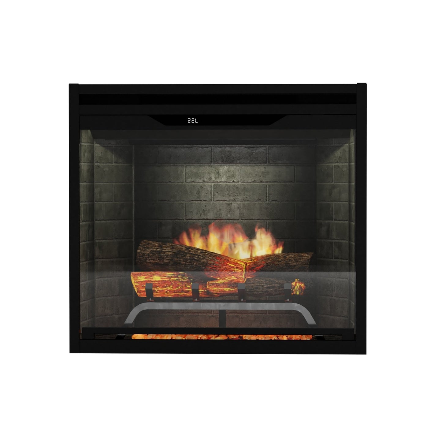 Dimplex REV24-NB Revillusion® 24" Built-In Electric Firebox with Neutral Brick Back 500005127