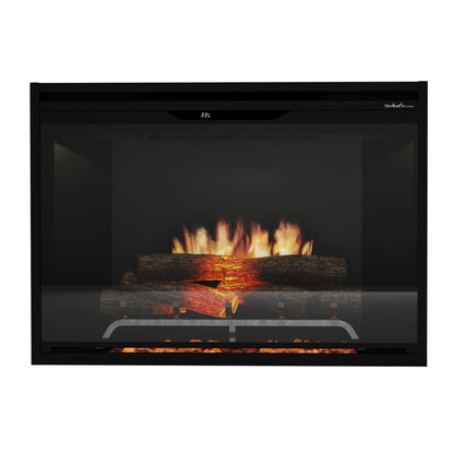 Dimplex Rev36-BL Revillusion 36" Built-In Electric Firebox in Black Background 500005448