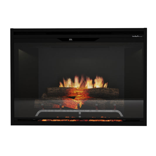 Dimplex Rev36-BL Revillusion 36" Built-In Electric Firebox in Black Background 500005448