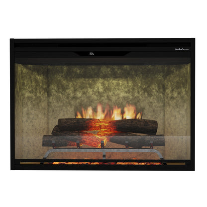 Dimplex Rev36-BL Revillusion 36" Built-In Electric Firebox in Black Background 500005448