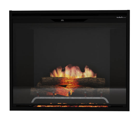 Dimplex Rev36P-BL Revillusion Portrait 36" Built-In Electric Firebox with Black Background 500005449