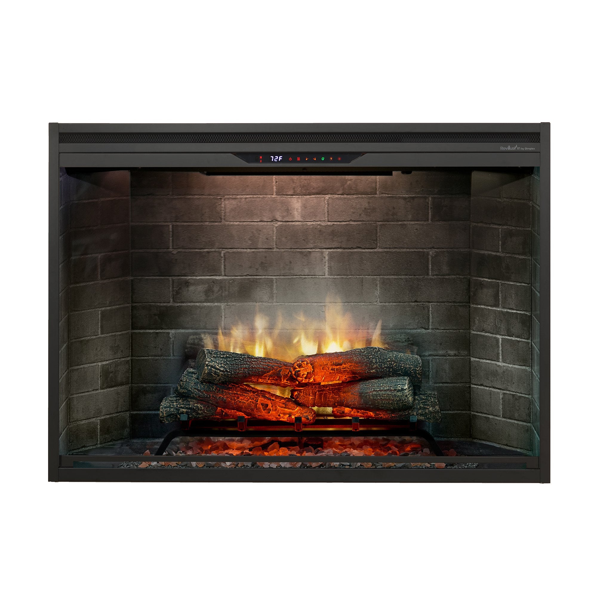 Dimplex Rev42-WC Revillusion 42" Built-In Electric Firebox with Weathe ...