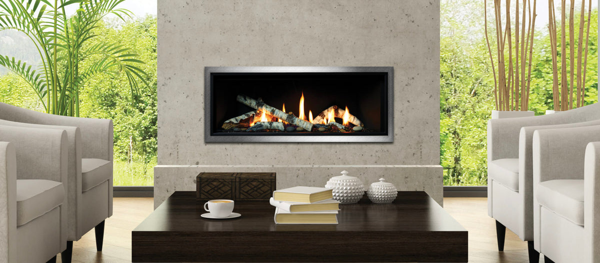 Marquis Serene 47" Direct Vent Linear Tempered Glass Gas Fireplace ZCVRB47