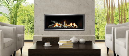 Marquis Serene 47" Direct Vent Linear Tempered Glass Gas Fireplace ZCVRB47