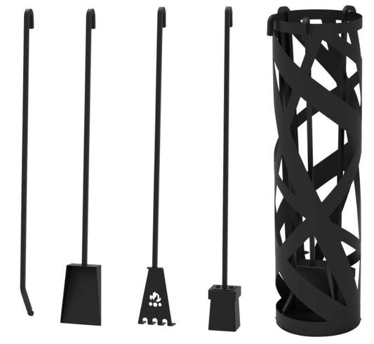 SBI Papyrus Fireplace Tool Set AC02622
