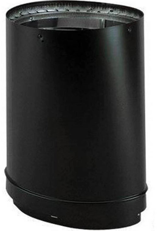 Duravent 8" x 14.5" Double Wall Oval-to-Round Adapter DV-8DVL-ORAD