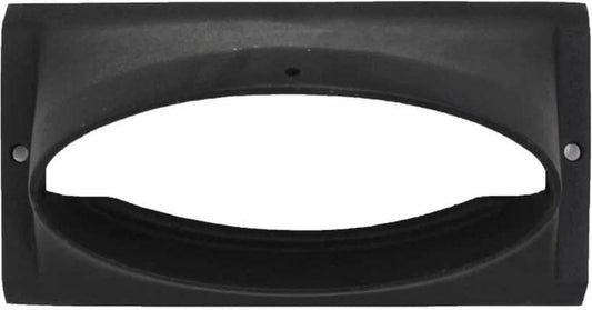 Vermont Castings 8" Classic Black Oval to Round Flue Collar 0000555