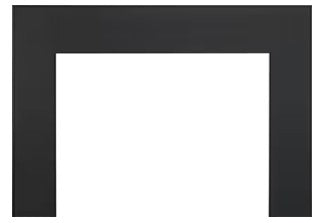 Vermont Castings Montpelier Black Metal surround with black trim (51" X 34") SPVC-5134
