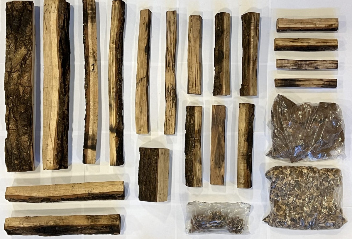 Timbalux 19 Piece TimberLux Real Wood Media Kit with19 Pieces Real Wood Logs, P ...