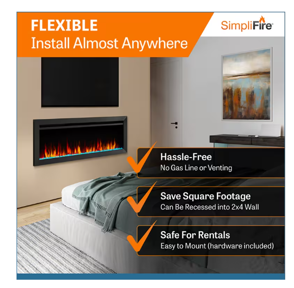 SimpliFire Allusion Slim 60 SF-ALLS60