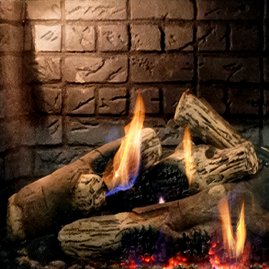 Log Set, Ceramic Fiber Traditional Maple LS60LTF
