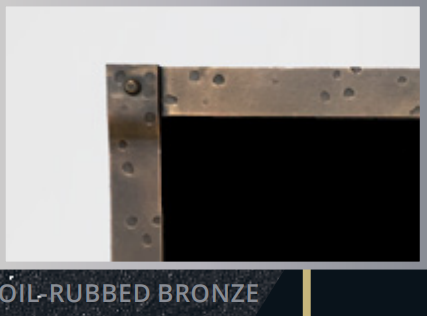 Decorative Forged Front, Oil-Rubbed Bronze DFF60TLBZT