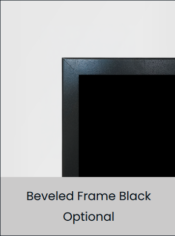 Beveled Frame, 1.5-in., Textured Black DF60T2LBLX