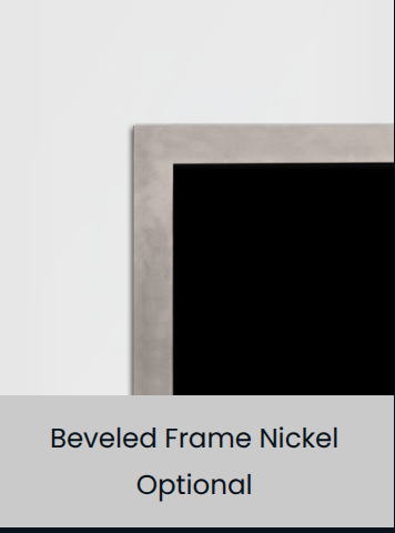 Beveled Frame, 1.5-in., Brushed Nickel DF60T2LBNB