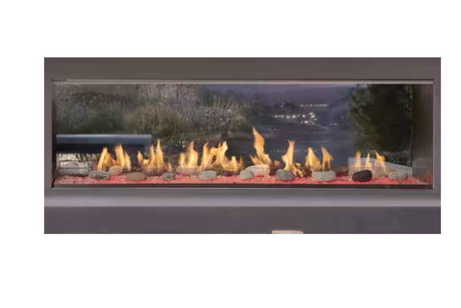 Majestic ODLANAIGST-60 LANAI 60" Outdoor See-through Gas Fireplace