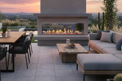 Majestic ODLANAIGST-60 LANAI 60" Outdoor See-through Gas Fireplace