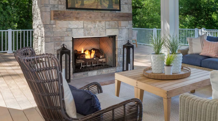 Majestic Vesper 42" Outdoor Gas Fireplace VOFB42