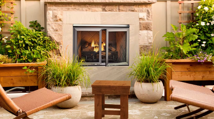 Majestic Vesper 42" Outdoor Gas Fireplace VOFB42