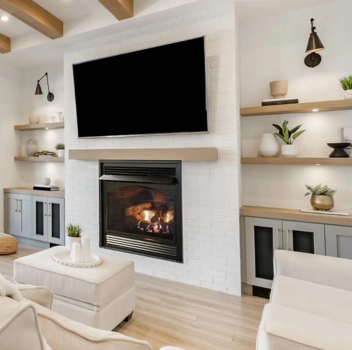 *Open Box Special* Empire Comfort Systems VFPA36BP30LP 36" Vail Premium Vent-Free Propane Fireplace with Millivolt Slope Glaze Burner and logs VFPA36BP30LP
