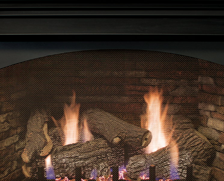 *Open Box Special* Empire Comfort Systems VFPA36BP30LP 36" Vail Premium Vent-Free Propane Fireplace with Millivolt Slope Glaze Burner and logs VFPA36BP30LP