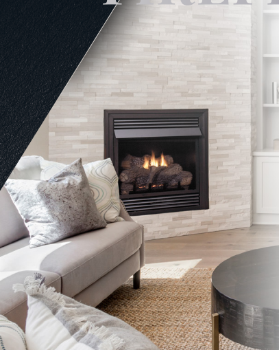 *Open Box Special* Empire Comfort Systems VFPA36BP30LP 36" Vail Premium Vent-Free Propane Fireplace with Millivolt Slope Glaze Burner and logs VFPA36BP30LP