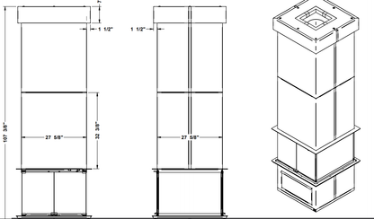 Valcourt FP20 Orleans Wood Fireplace