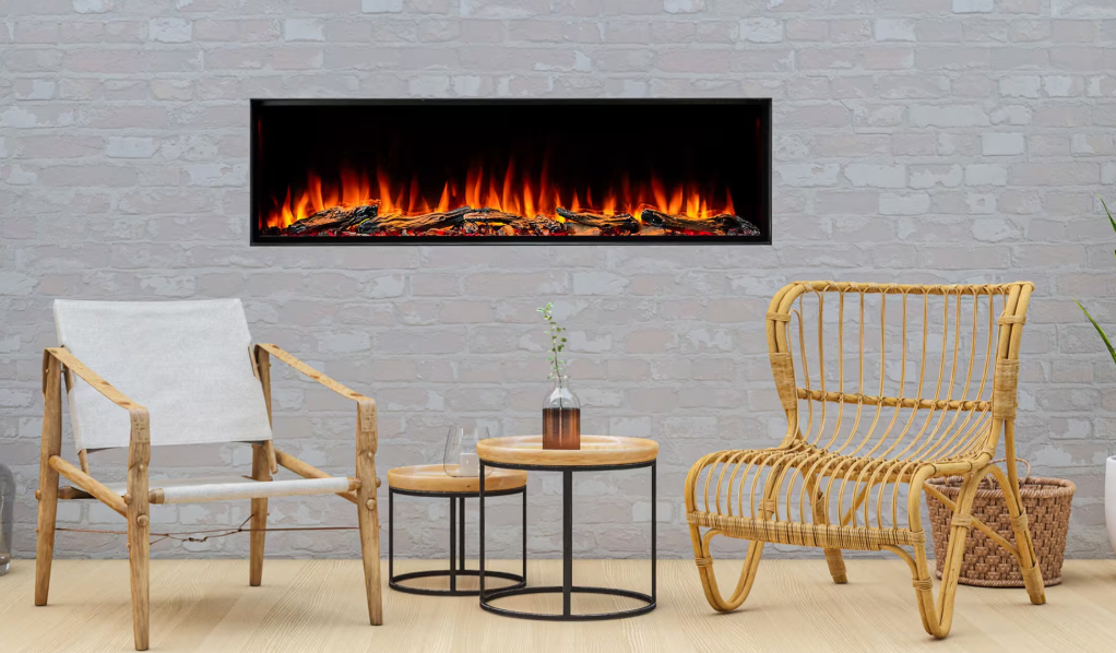 SimpliFire Forum 43" Outdoor Electric Linear Fireplace SF-OD43