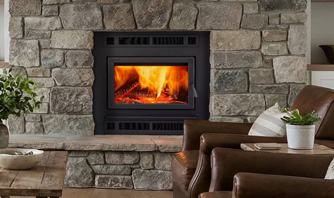 Majestic Pioneer III Rectangular Wood-Burning Fireplace PIONEER-III-Rec