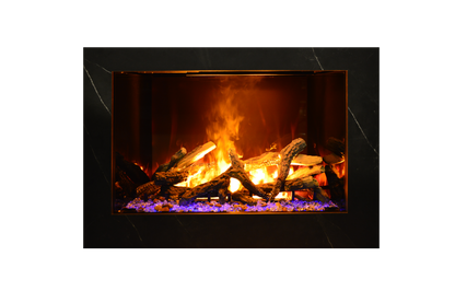 Amantii Signature Electric Fireplace Series Featuring the Optimyst BI-TRD-38-SIG