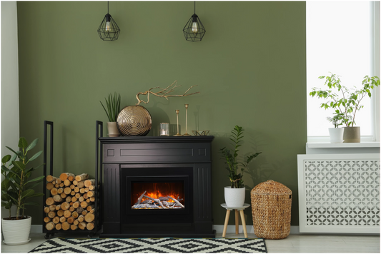 Amantii 30" Traditional Lumina Indoor Outdoor Electric fireplace TRD-30-LUMINA