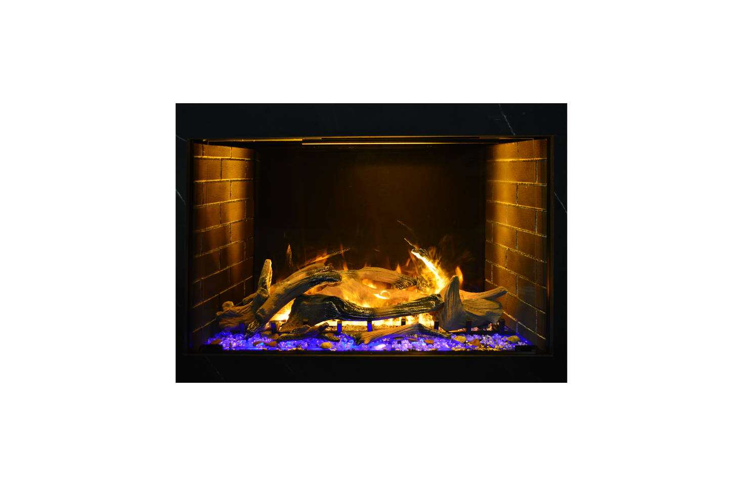 Amantii Signature Electric Fireplace Series Featuring the Optimyst BI-TRD-38-SIG