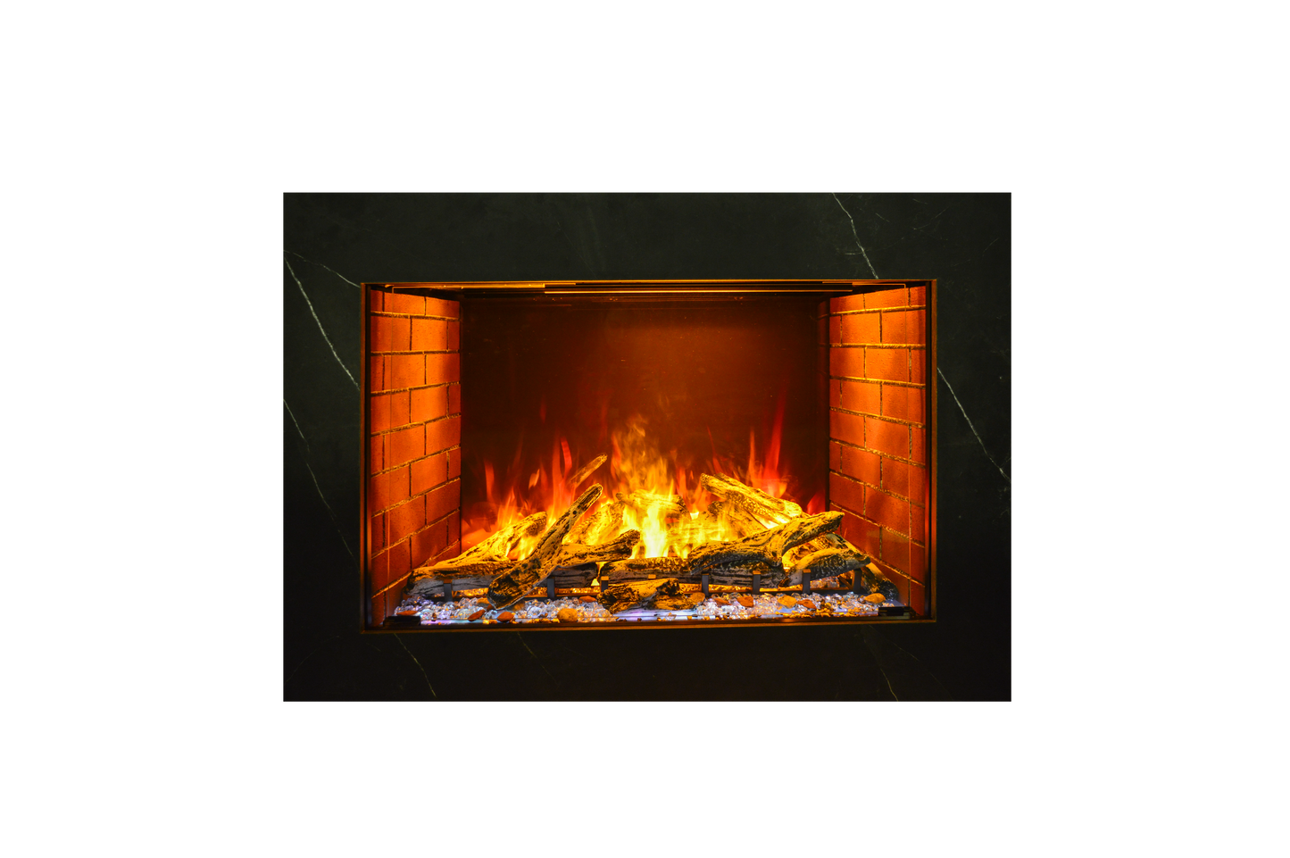 Amantii Signature Electric Fireplace Series Featuring the Optimyst BI-TRD-38-SIG
