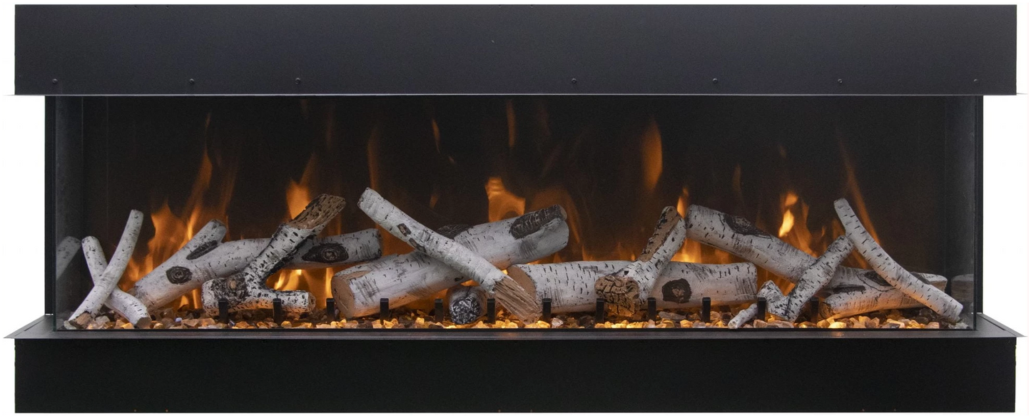 Amantii 40" 3 Sided Deep Electric Fireplace 40-TRU-VIEW-XL