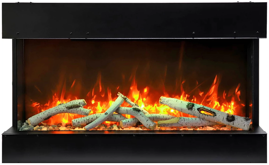 Amantii 72" 3 Sided Linear Electric Fireplace 72-TRV-SLIM