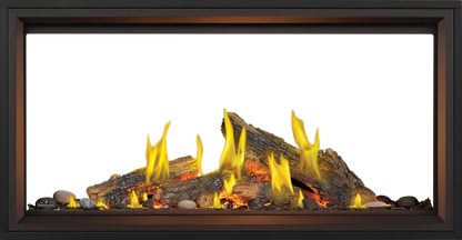 Napoleon 50" Tall Linear Vector See-Through Gas Fireplace w/ Luminous Logs TLV50LN2