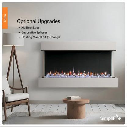 Simplifire SF-TR50 Triton 50 50" Triton Linear Electric Fireplace