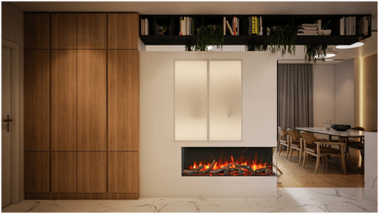 Amantii 50" 3 Sided Electric Fireplace 50-TRV-SLIM