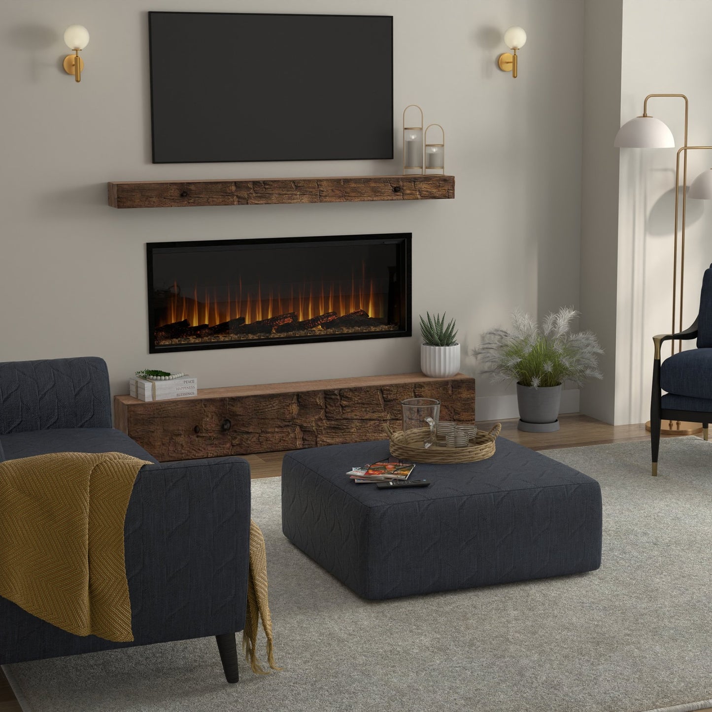 Dimplex ULT50 Ignite Ultra 50" Built-in Linear Electric Fireplace 500003149