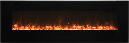 Amantii 60" Linear Electric Fireplace WM-FM-60-BG-3