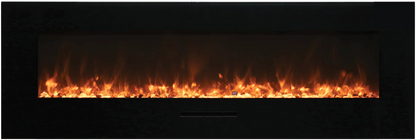 Amantii 72" Linear Electric Fireplace WM-FM-72-8123-BG