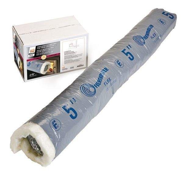 Osburn Insulated Flex Pipe for Fresh Air Intake Kit (5” x 4’) AC02090