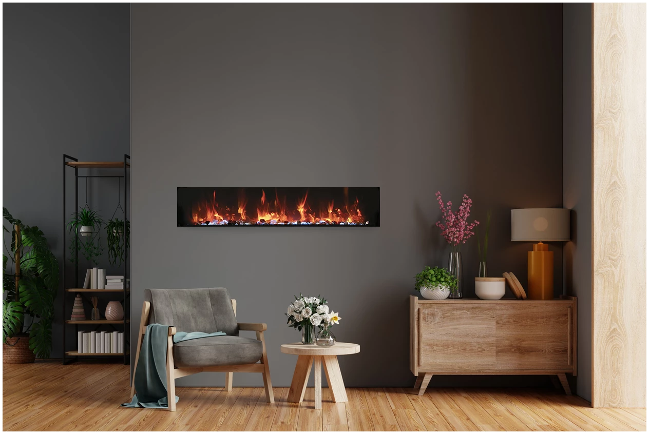 Amantii 50" Panorama Xtraslim Electric Fireplace BI-50-XTRASLIM-LUMINA