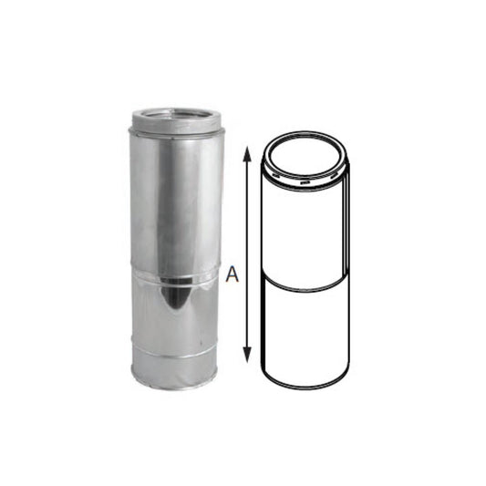 Duravent DuraTech 6" Diameter Adjustable Pipe (14"-21") 6DT-21TASS