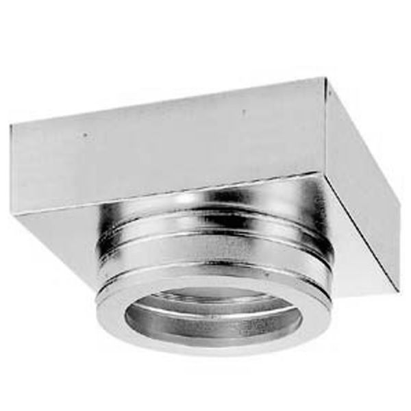 Duravent DuraTech 5" Diameter Flat Ceiling Support Box 5DT-FCS