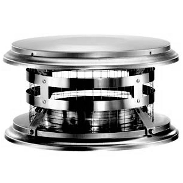 Duravent DuraTech 6" Diameter Chimney Cap 6DT-VC
